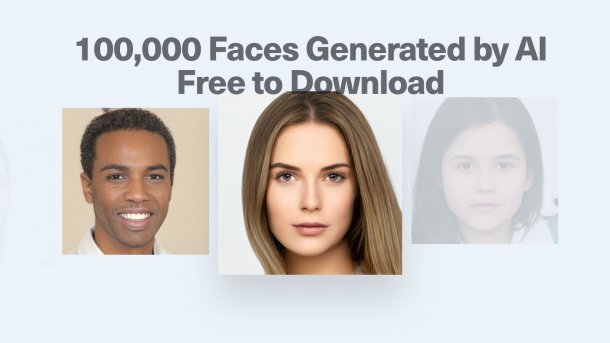 Stockfoto-Firma veröffentlicht 100.000 KI-Gesichter
