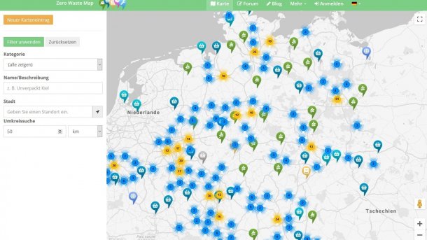 Zero Waste Map: Müll vermeiden mit interaktiver Nachhaltigkeitskarte