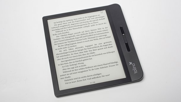 E-Book-Reader Tolino Vision 5 dreht 7-Zoll-Display auch ins Querformat
