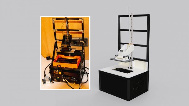 Resin-3D-Drucker im Eigenbau
