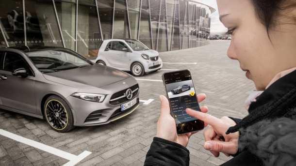 "Mercedes me"-App verknüpft Smartphone und auto