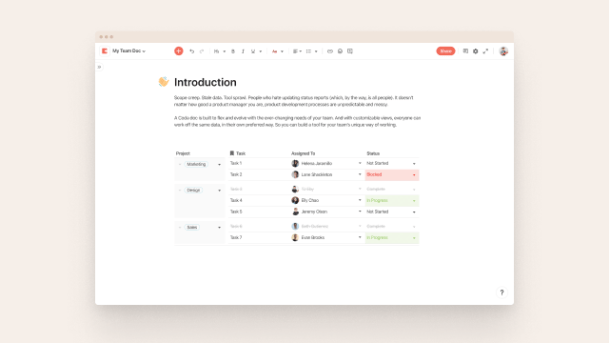 Alles fürs Team: Coda 2.0 stellt neue Funktionen zur Gruppenarbeit vor