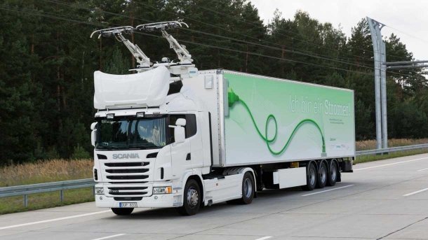 Nachrüstarbeiten an Teststrecke für E-Laster - Start weiter ungewiss