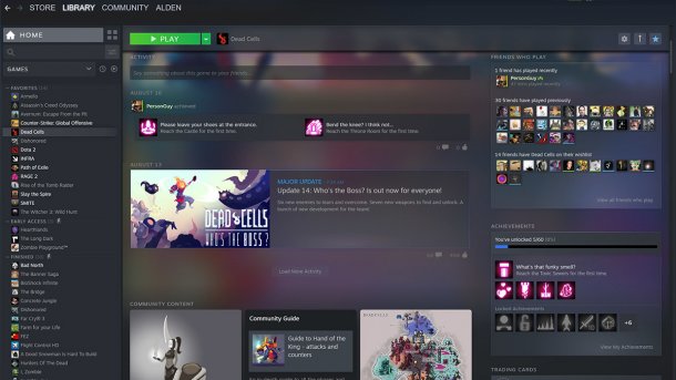 Steam: Neue Blbliothek jetzt für alle Nutzer