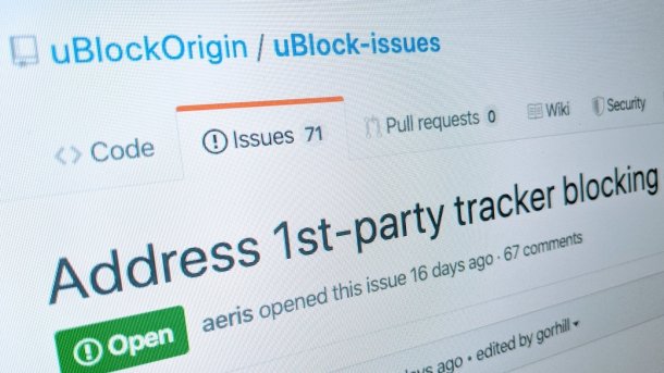 Firefox: uBlock Origin schützt vor versteckten Trackern
