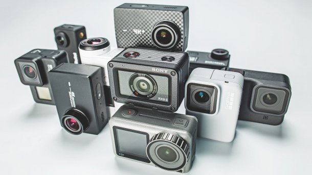 Zehn Actioncams für Full HD und 4K zwischen 150 und 700 Euro