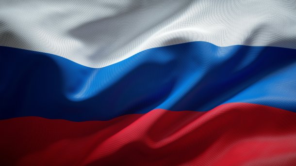 Russische Flagge in Hundehaufen: Russland blockiert Shutterstock für Symbolfoto