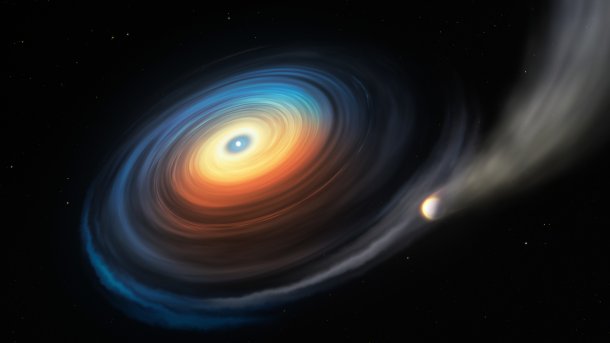Astronomie: Weißer Zwergstern saugt riesigen Exoplaneten auf