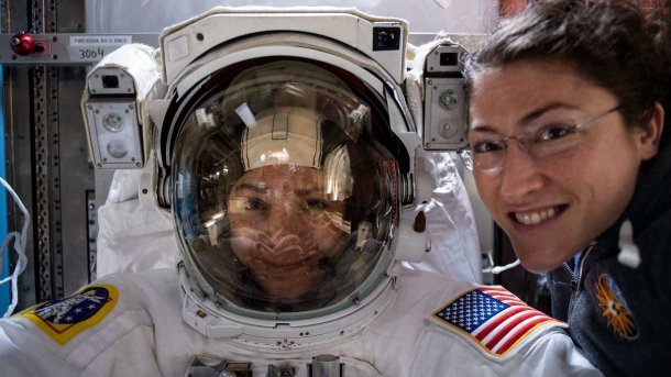 Nasa-Astronautin Christina Koch nun Frau mit längstem Weltraum-Flug