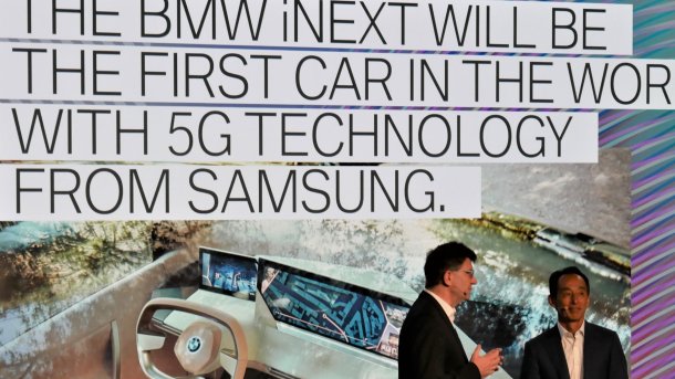 BMW und Samsung wollen 5G-Technologie 2021 auf die Straße bringen