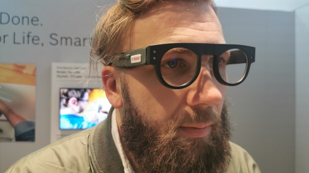 Bosch Light Drive macht normale Brille zum unsichtbaren Display