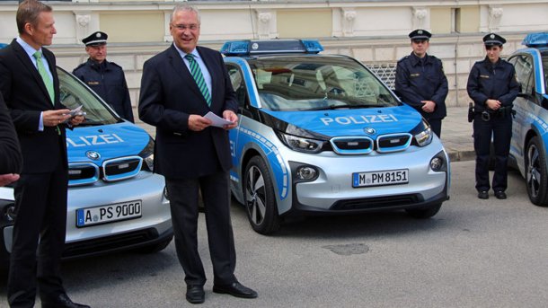 Elektroautos taugen nicht als Streifenwagen in Bayerns Polizei