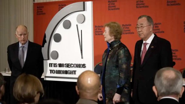 Doomsday Clock: Nur noch 100 Sekunden vor dem Weltuntergang
