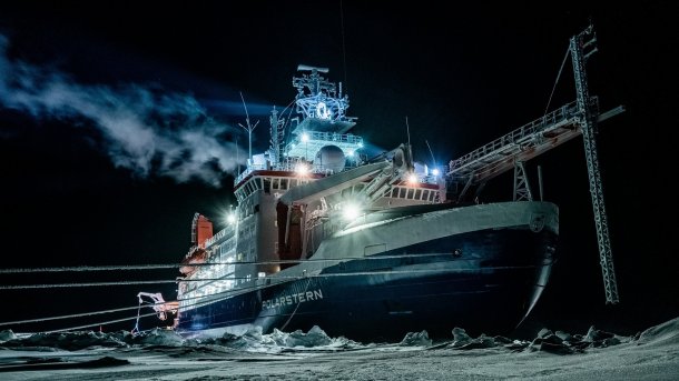 Arbeit in der Dauer-Nacht: Polarstern-Forscher in der Arktis