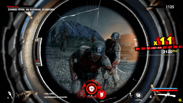 Zombie Army 4 angespielt: Splatter-Wahnsinn mit Hakenkreuzen