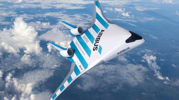 Blended Wing Body: Airbus stellt neues Flugzeugdesign-Modell vor