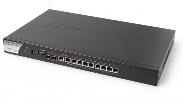 Draytek Vigor3910: VPN-Router für sehr schnelle Internet-Anschlüsse