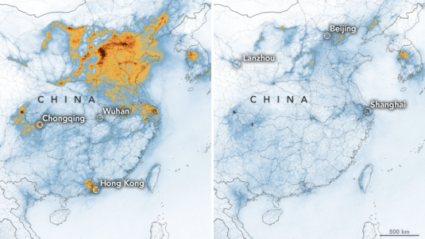 Coronavirus: Drastische Maßnahmen haben Luftqualität in China verbessert