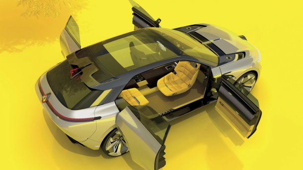 Renault stellt Studie eines längenvariablen Elektroautos vor
