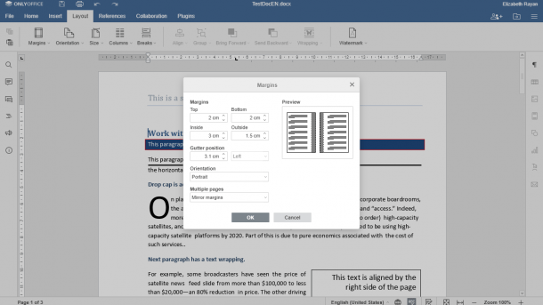 OnlyOffice mit Dokumentenvergleich und Profi-Printfunktionen