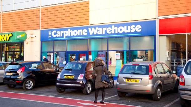 Carphone Warehouse schließt alle britischen Shops