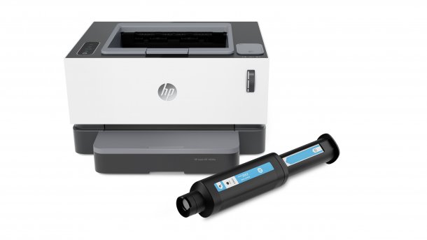 HP-Laserdrucker Neverstop: Tonerbefüllung per Spritze