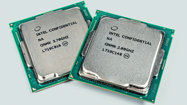 Intel Coffee Lake: Core i7-8700K und Core i5-8400