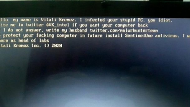 l+f: "Ich habe deinen blöden PC infiziert, du Idiot"
