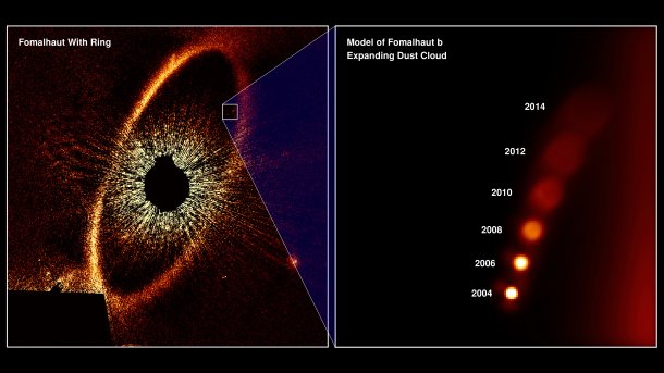 Exoplanet verschwunden: Formalhaut b war wohl gigantische Trümmerwolke