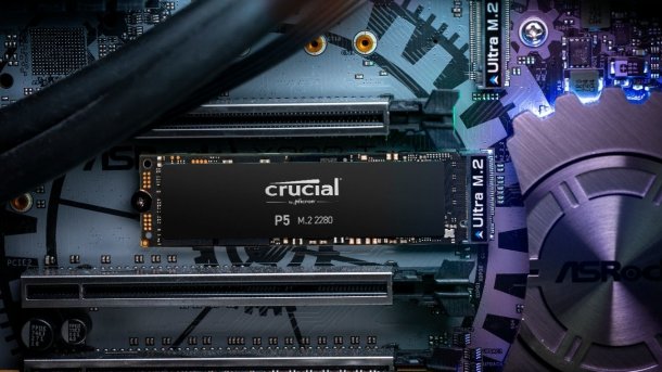 Crucial stellt seine schnellste PCI-Express-SSD P5 vor