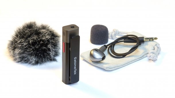 Bluetooth-Mikrofon SabineTek SmartMike+ S610 für Video-Blogs und Podcasts