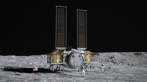 NASA beauftragt Bezos- und Musk-Unternehmen mit Mondlandefähre