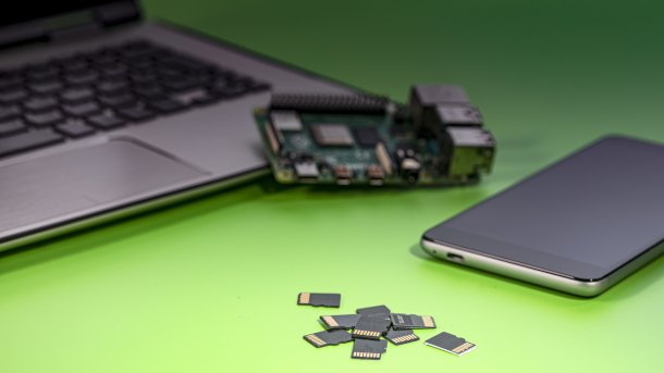 MicroSD-Karten für Raspi und Smartphone mit 32 und 512 GByte
