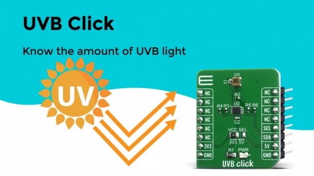 UVB Click: Sensor-Erweiterung für MikroE-Entwicklungsboards