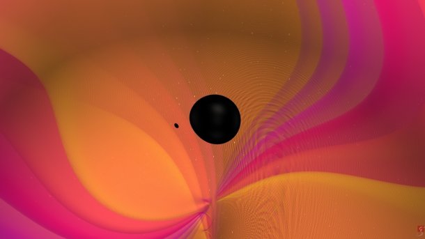 Gravitationswellen: Schwarzes Loch kollidierte mit – ja was denn?
