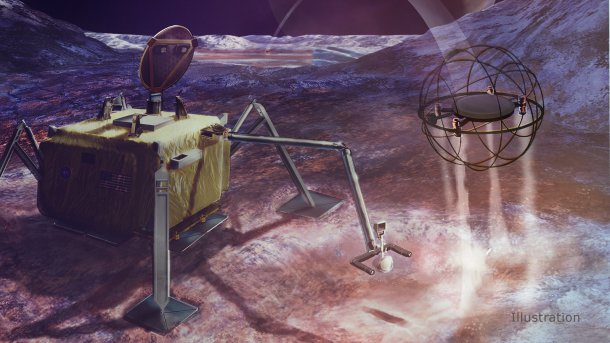 NASA-SPARROW: Hüpfroboter mit Dampfantrieb könnte Eismonde erkunden