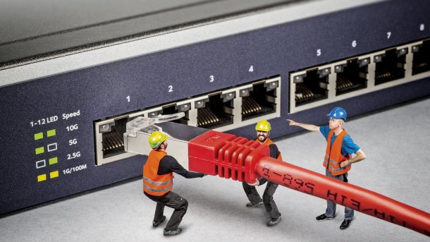 Multigigabit-Ethernet für mehr Netzwerkdurchsatz
