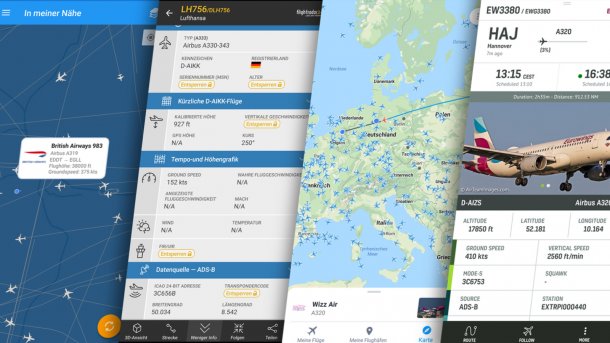 Flight-Tracking-Dienste im Vergleich
