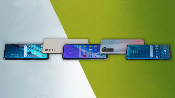 5G-Smartphones von Huawei, LG, Motorola, Oppo und Samsung