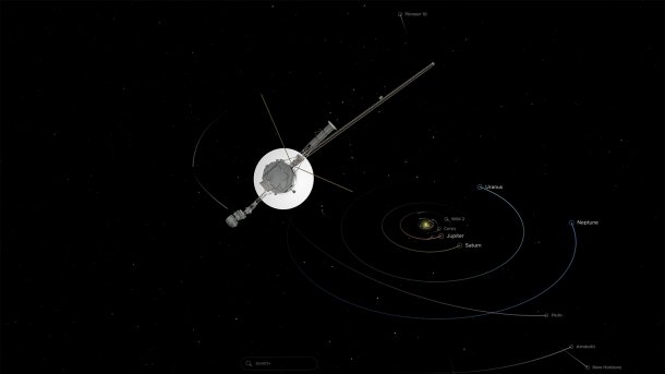 NASA-Sonde Voyager 1: 150 Mal so weit von der Sonne entfernt wie die Erde
