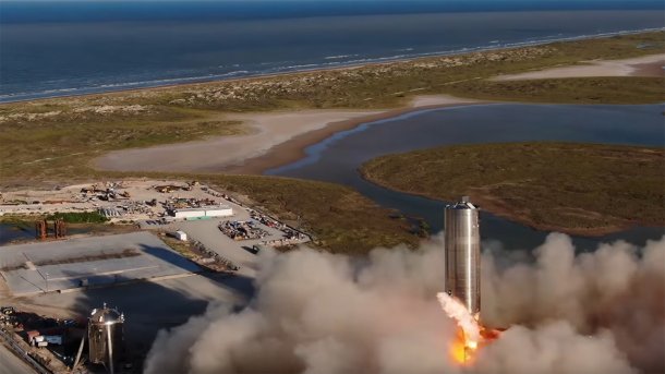 SpaceX: Starship-Prototyp erreicht bei Hüpfer 150 Meter Höhe