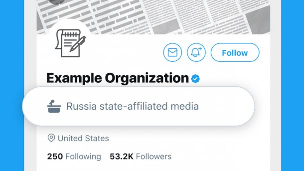 Twitter markiert staatsnahe Accounts