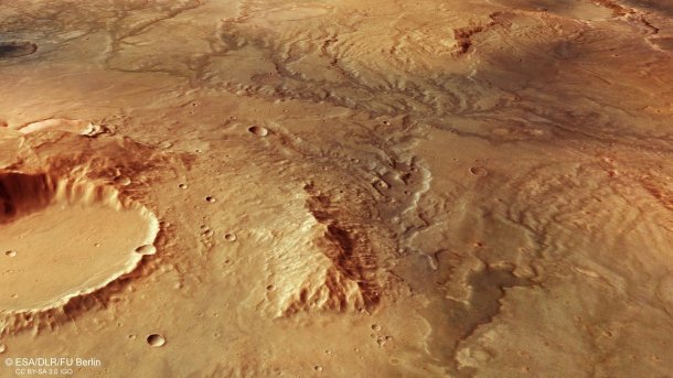Mars: Viele Täler nicht Überreste von Flüssen, sondern von großen Gletschern