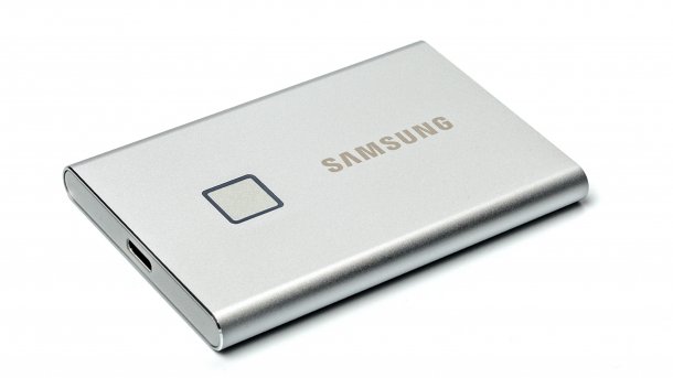 T7 Touch im Test: Externe Samsung-SSD mit Fingerabdrucksensor