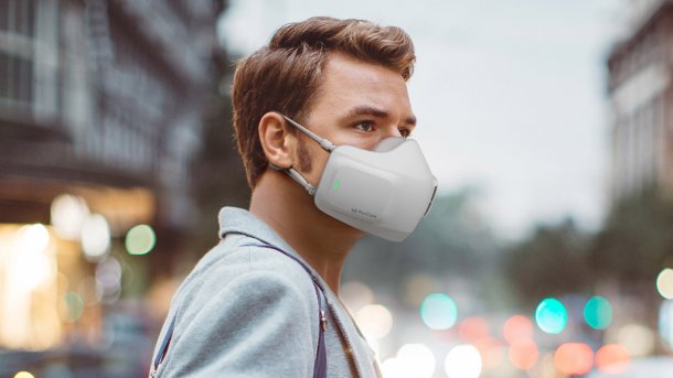 Puricare: LG zeigt Maske mit Luftreiniger
