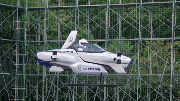 Skydrive: Japanisches Flugauto hebt erstmals bemannt ab