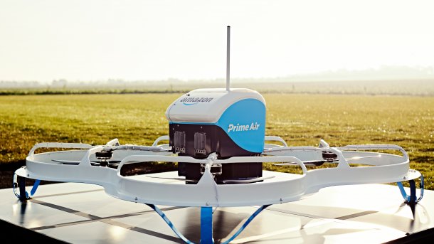 Prime Air: Amazon will in denUSA Waren per Drohne ausliefern
