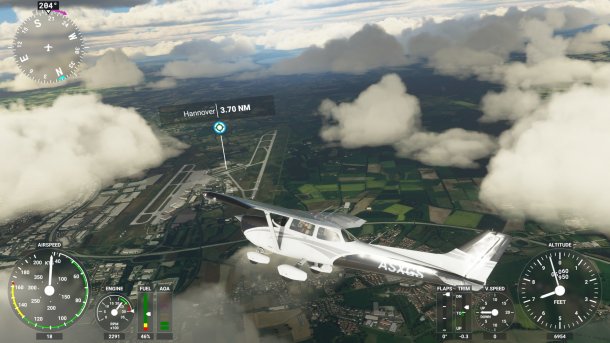 Komponenten-Auswahl für den Flight Simulator 2020