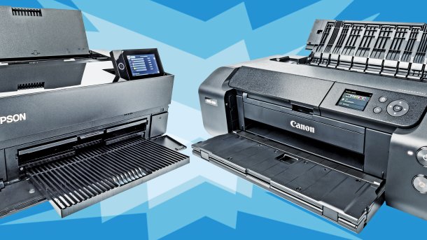 Zwei DIN-A3-Fotodrucker für Profis