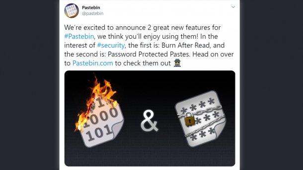 Pastebin.com: Zwei neue Features könnten Malware-Machern in die Hände spielen
